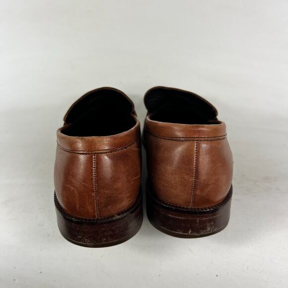 Cole Haan Warner Grand Penny Loafers Men\'s 10 Brown Tan Leather Slip-On C11444 main image 8